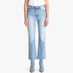 Mother Superior The Hustler Ankle Flare Cropped Jean I Confess-25